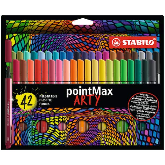 STABILO&#xAE; ARTY pointMax 42-Pen Set